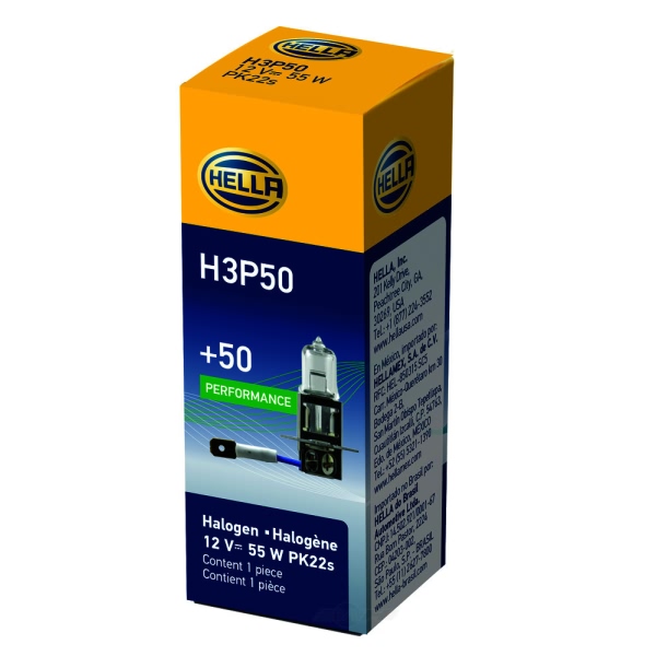 Hella H3P50 Performance Series Halogen Light Bulb H3P50