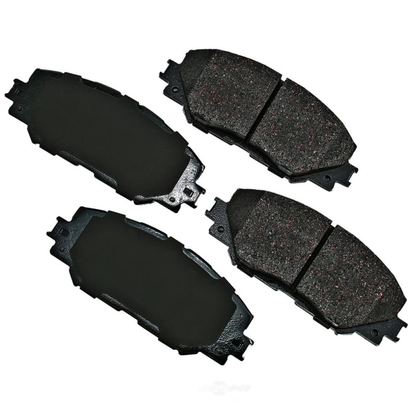 Akebono Pro-ACT™ Ultra-Premium Ceramic Front Disc Brake Pads ACT1210