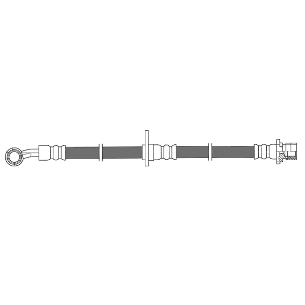 Centric Front Driver Side Brake Hose 150.40130