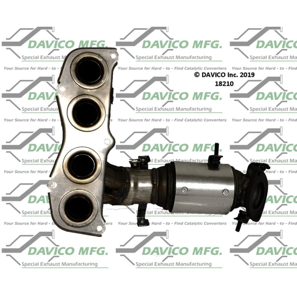 Davico Exhaust Manifold with Integrated Catalytic Converter 18210