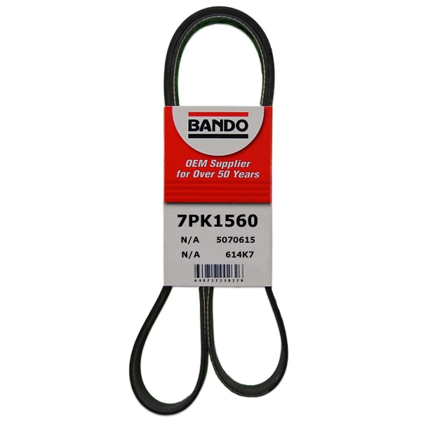 BANDO Rib Ace™ V-Ribbed Serpentine Belt 7PK1560