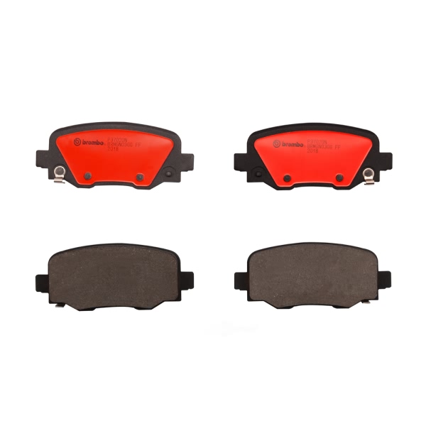 brembo Premium Ceramic Rear Disc Brake Pads P37020N