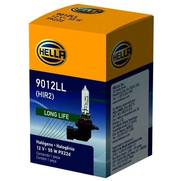 Hella 9012Ll Long Life Series Halogen Light Bulb 9012LL