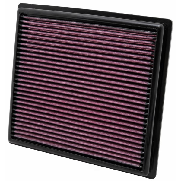 K&N 33 Series Panel Red Air Filter （9.625" L x 8.75" W x 1.125" H) 33-2443
