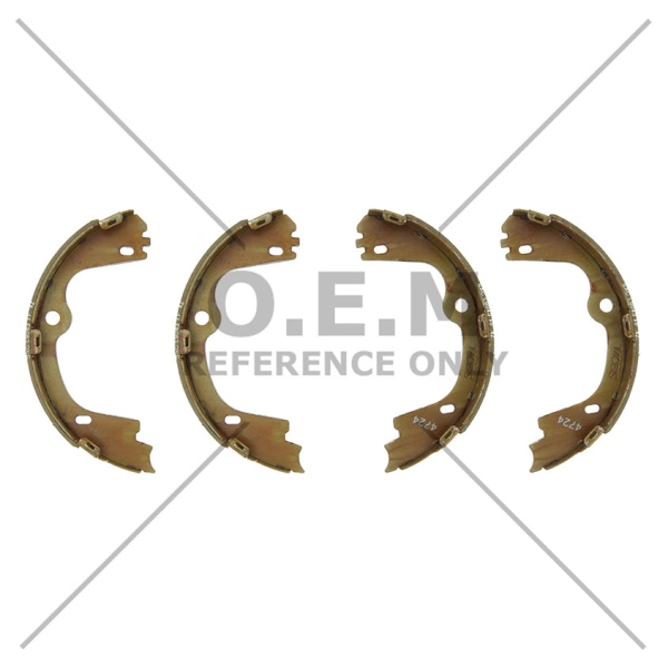 Centric Premium Rear Parking Brake Shoes 111.10780