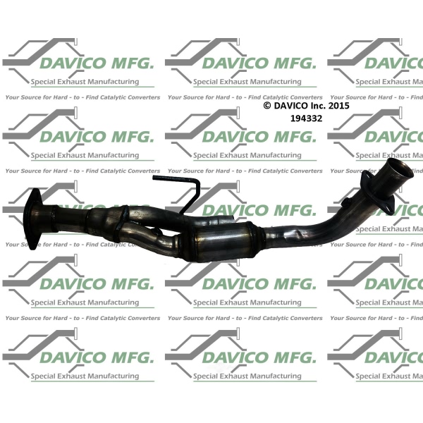 Davico Direct Fit Catalytic Converter and Pipe Assembly 194332