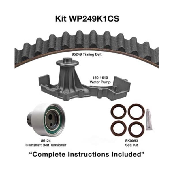 Dayco Timing Belt Kit With Water Pump WP249K1CS