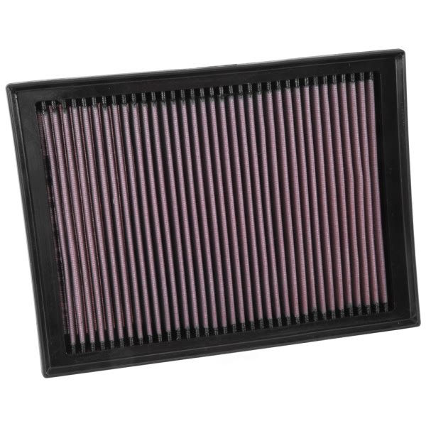 K&N 33 Series Panel Red Air Filter （12.5" L x 9.188" W x 1.75" H) 33-2438