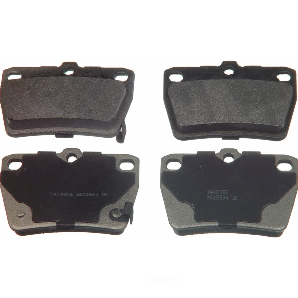 Wagner Thermoquiet Semi Metallic Rear Disc Brake Pads MX1051