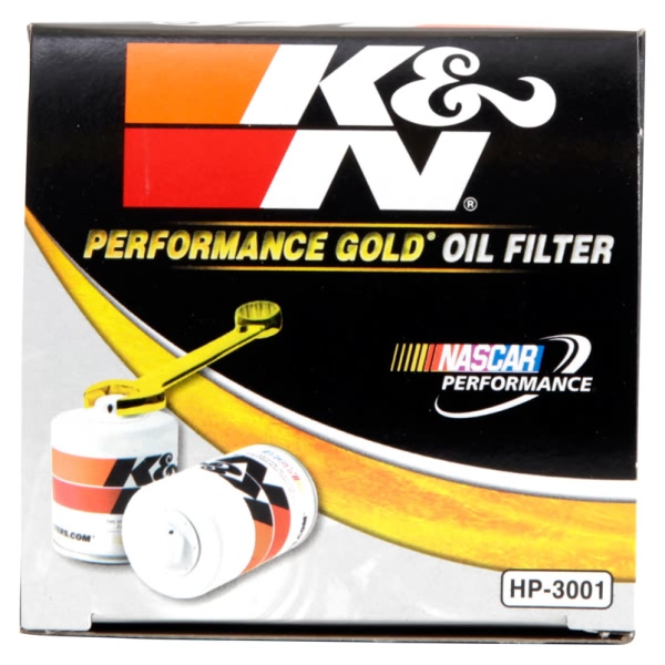 K&N Performance Gold™ Wrench-Off Oil Filter HP-3001