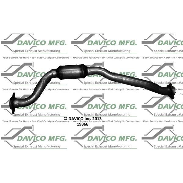 Davico Direct Fit Catalytic Converter and Pipe Assembly 19366