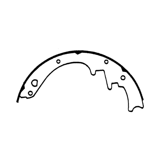 Centric Premium Rear Drum Brake Shoes 111.01520