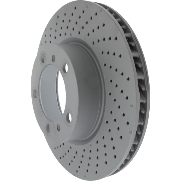 Centric SportStop Drilled 1-Piece Front Driver Side Brake Rotor 128.37088