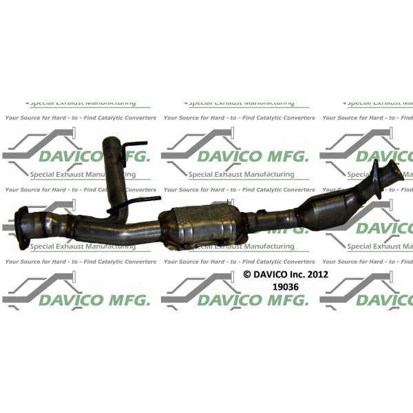 Davico Direct Fit Catalytic Converter and Pipe Assembly 19036