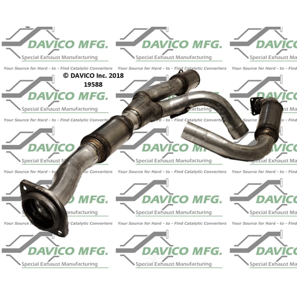 Davico Direct Fit Catalytic Converter and Pipe Assembly 19588