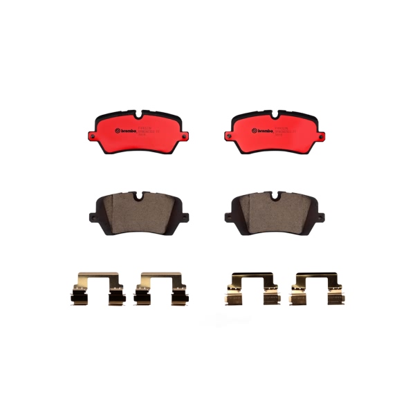 brembo Premium Ceramic Rear Disc Brake Pads P44021N