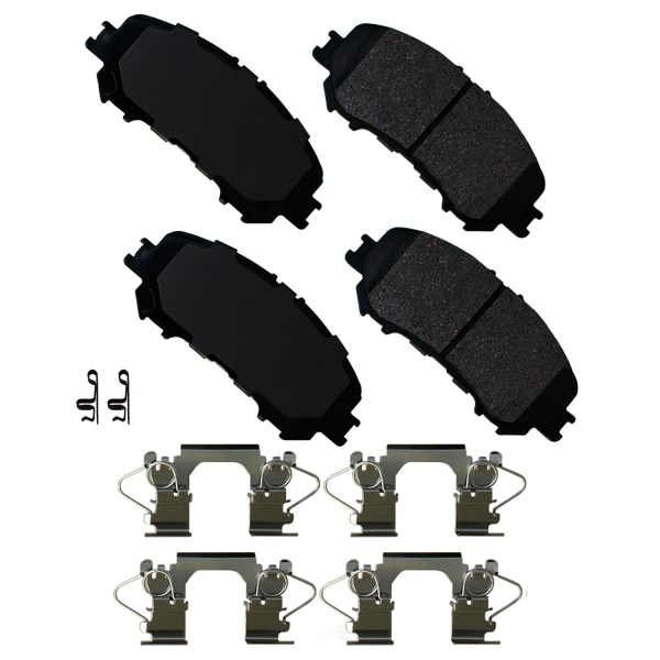Akebono Pro-ACT™ Ultra-Premium Ceramic Front Disc Brake Pads ACT1737