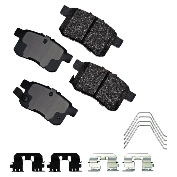 Akebono Performance™ Ultra-Premium Ceramic Rear Brake Pads ASP1336A