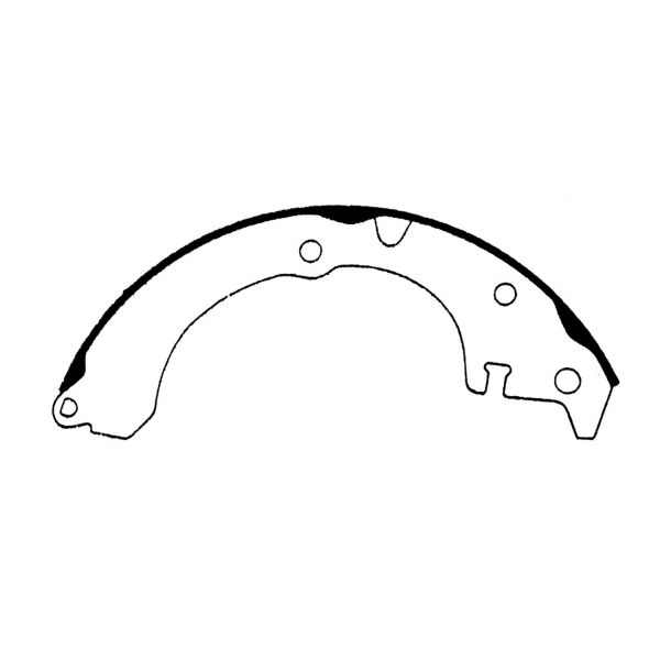 Centric Premium Rear Drum Brake Shoes 111.05300