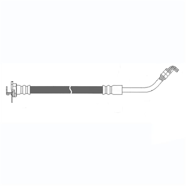 Centric Rear Brake Hose 150.45322