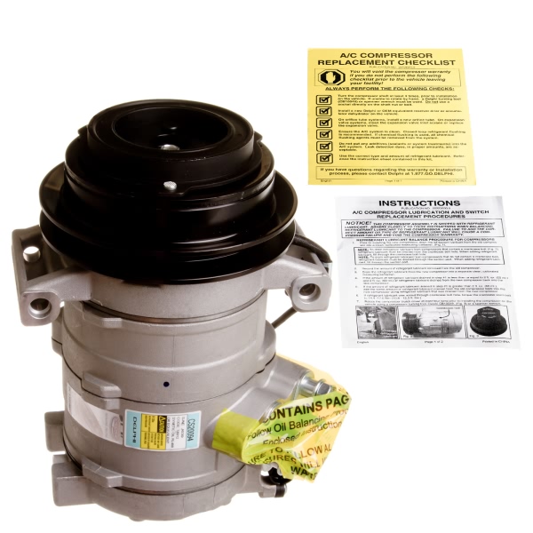 Delphi A C Compressor With Clutch CS20094