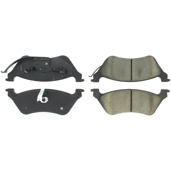 Centric Posi Quiet™ Extended Wear Semi-Metallic Rear Disc Brake Pads 106.08580