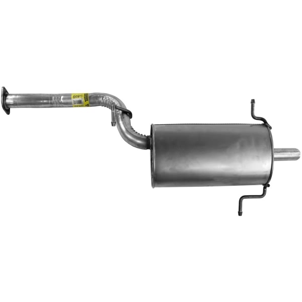 Walker Quiet Flow Stainless Steel Oval Aluminized Exhaust Muffler And Pipe Assembly 54820