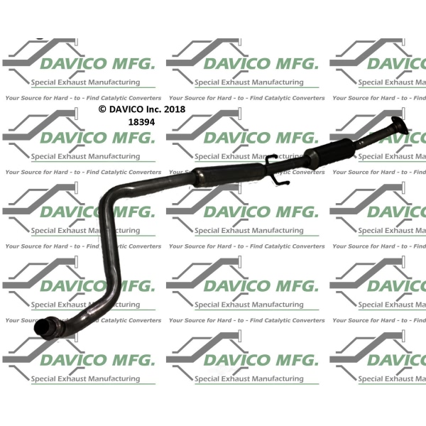 Davico Direct Fit Catalytic Converter and Pipe Assembly 18394