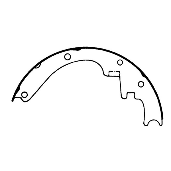 Centric Premium Front Drum Brake Shoes 111.03130