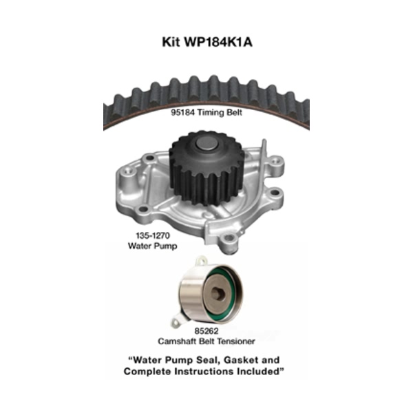 Dayco Timing Belt Kit With Water Pump WP184K1A