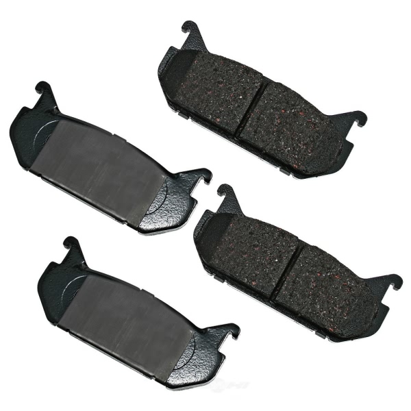 Akebono Pro-ACT™ Ultra-Premium Ceramic Rear Disc Brake Pads ACT584