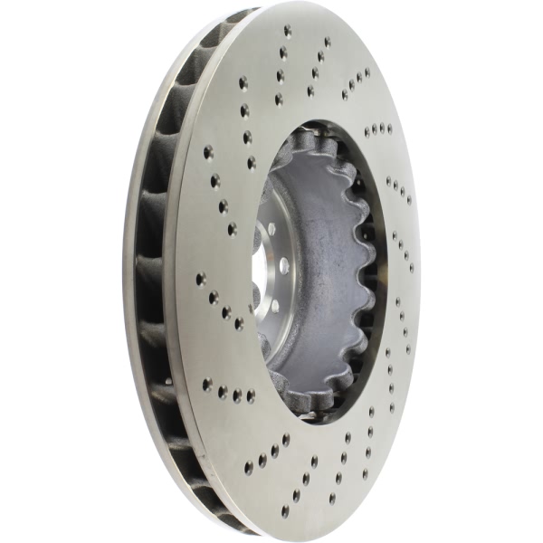 Centric SportStop Drilled 1-Piece Front Passenger Side Brake Rotor 128.34081