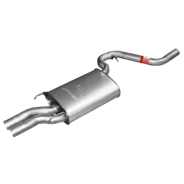 Walker Quiet Flow Stainless Steel Oval Aluminized Exhaust Muffler And Pipe Assembly 55235