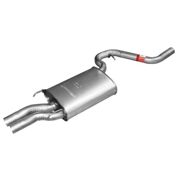 Walker Quiet Flow Stainless Steel Oval Aluminized Exhaust Muffler And Pipe Assembly 55235