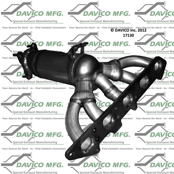 Davico Exhaust Manifold with Integrated Catalytic Converter 17130