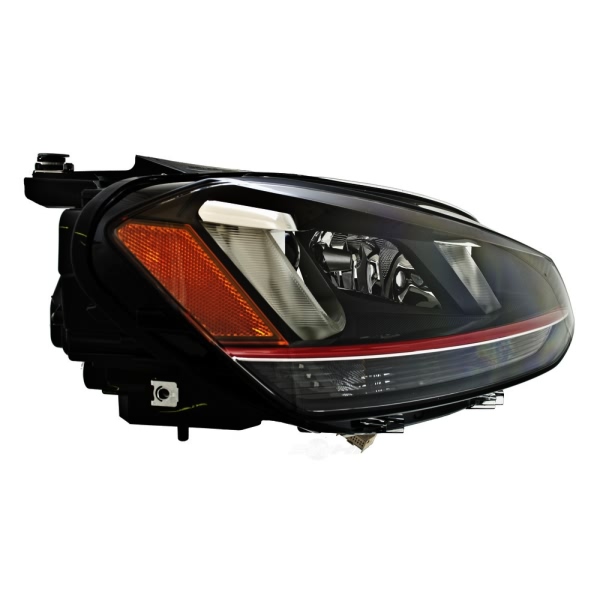 Hella Headlight Assembly - Passenger Side 011956281