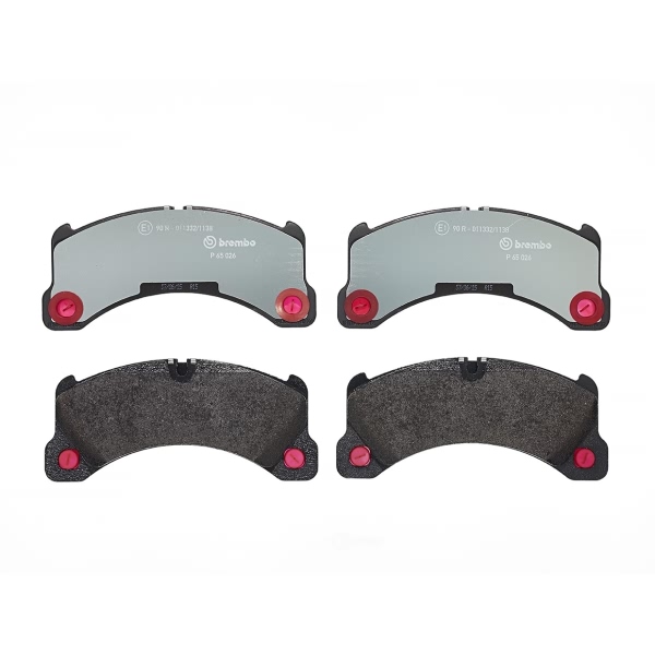 brembo Premium Low-Met OE Equivalent Front Brake Pads P65026
