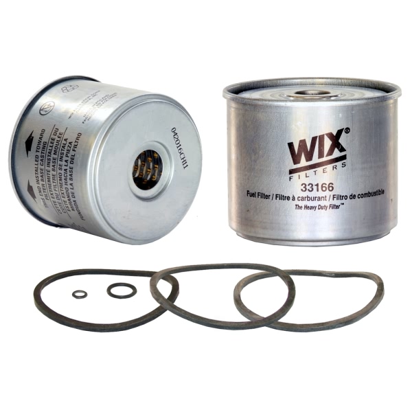 WIX Metal Canister Fuel Filter Cartridge 33166