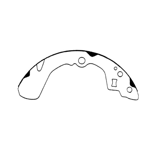 Centric Premium Rear Drum Brake Shoes 111.06300