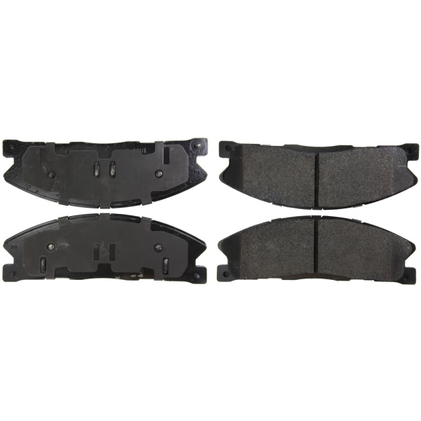 Centric Posi Quiet™ Extended Wear Semi-Metallic Front Disc Brake Pads 106.16110