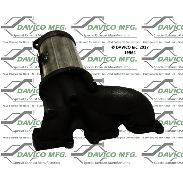 Davico Exhaust Manifold with Integrated Catalytic Converter 19564