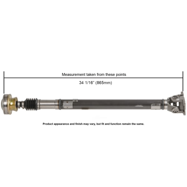 Cardone Reman Remanufactured Driveshaft/ Prop Shaft 65-3004