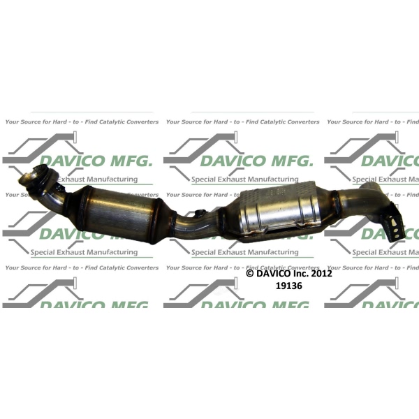 Davico Direct Fit Catalytic Converter and Pipe Assembly 19136