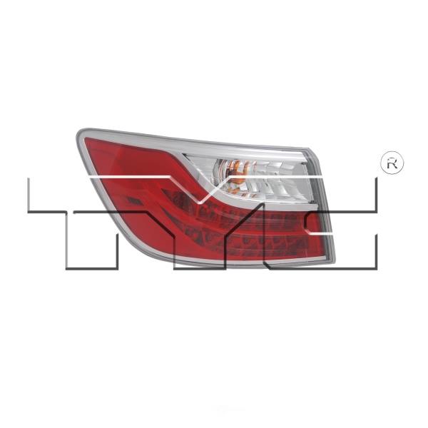 TYC Driver Side Outer Replacement Tail Light 11-6422-00