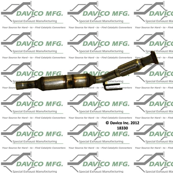 Davico Direct Fit Catalytic Converter and Pipe Assembly 18330
