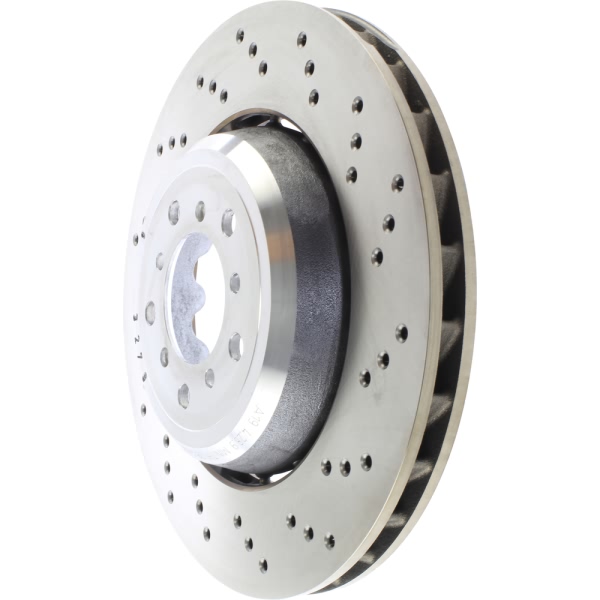 Centric SportStop Drilled 1-Piece Front Passenger Side Brake Rotor 128.34105
