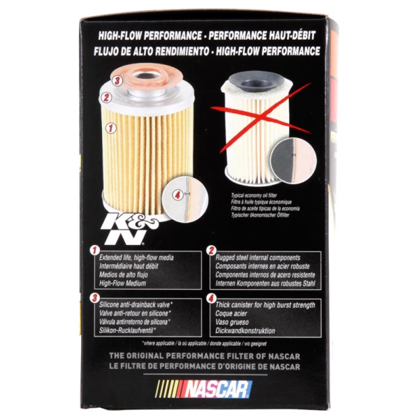 K&N Performance Gold™ Wrench-Off Oil Filter HP-3002