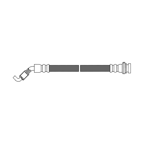 Centric Rear Passenger Side Brake Hose 150.42403