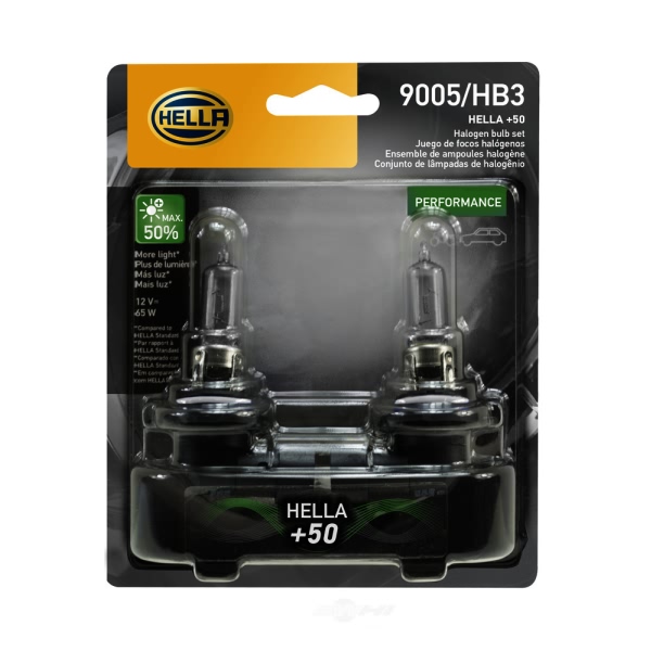 Hella 9005P50Tb Performance Series Halogen Light Bulb 9005P50TB