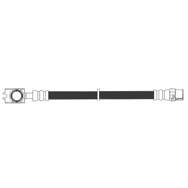 Centric Rear Brake Hose 150.33358